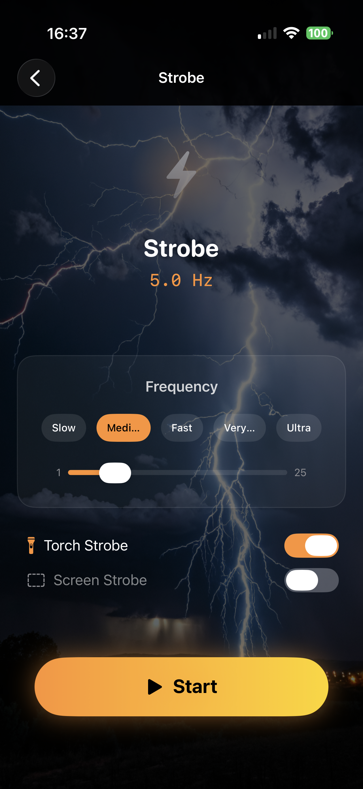 Strobe screenshot