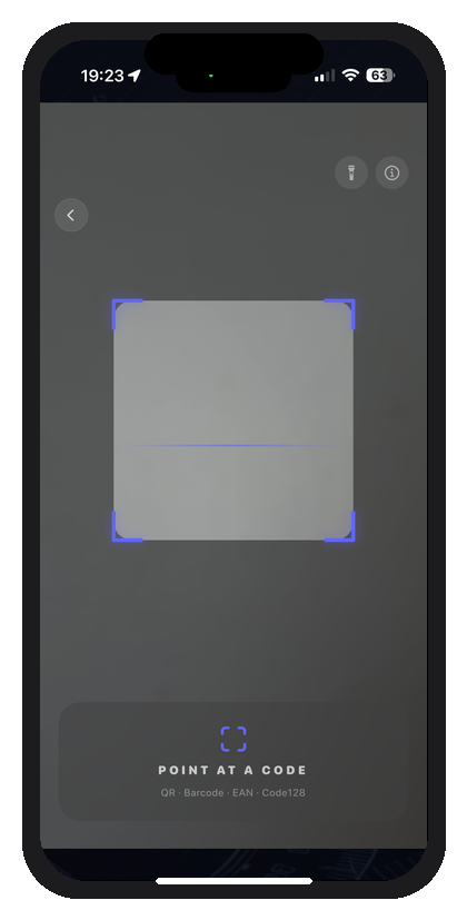 qrScanner screenshot