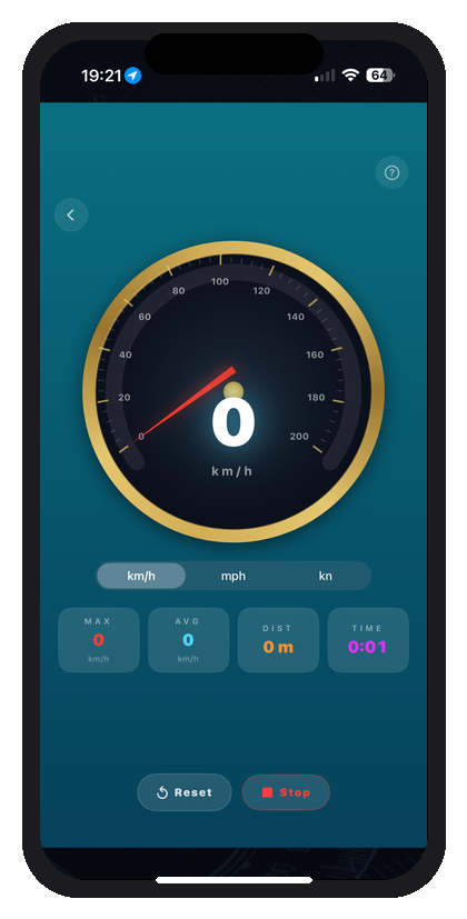 speedometer screenshot