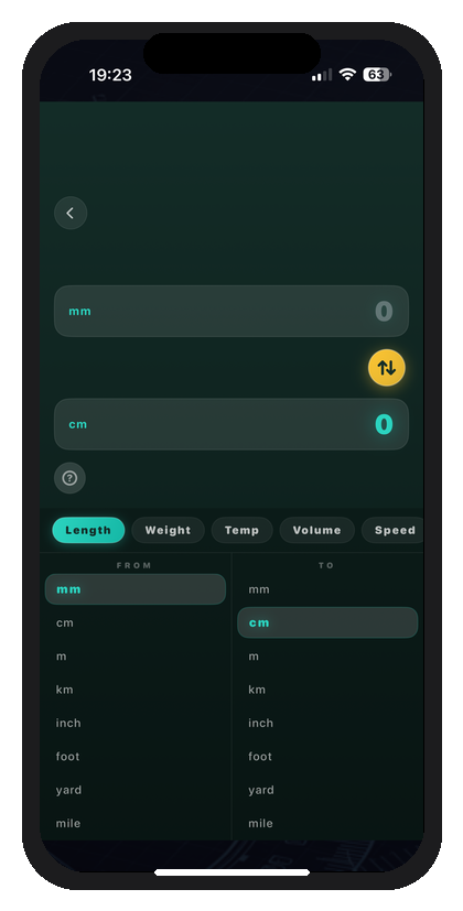 unitConverter screenshot